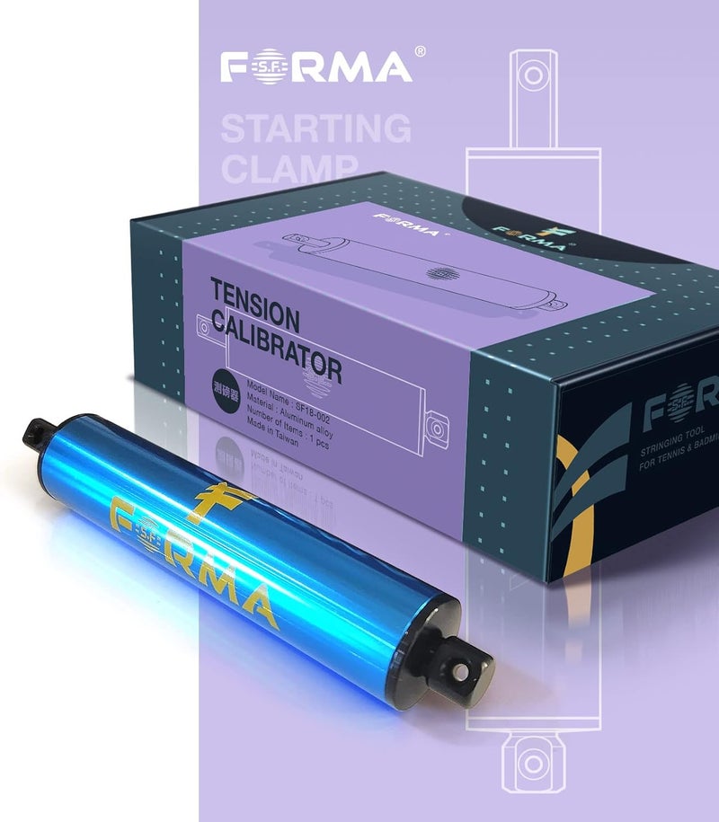 FORMA S.F. Sports Tennis Stringing Machine Tools Racket String Assistance Tension Calibrator for Tennis Badminton Squash Racquet Including Operating Hardware - Image 3